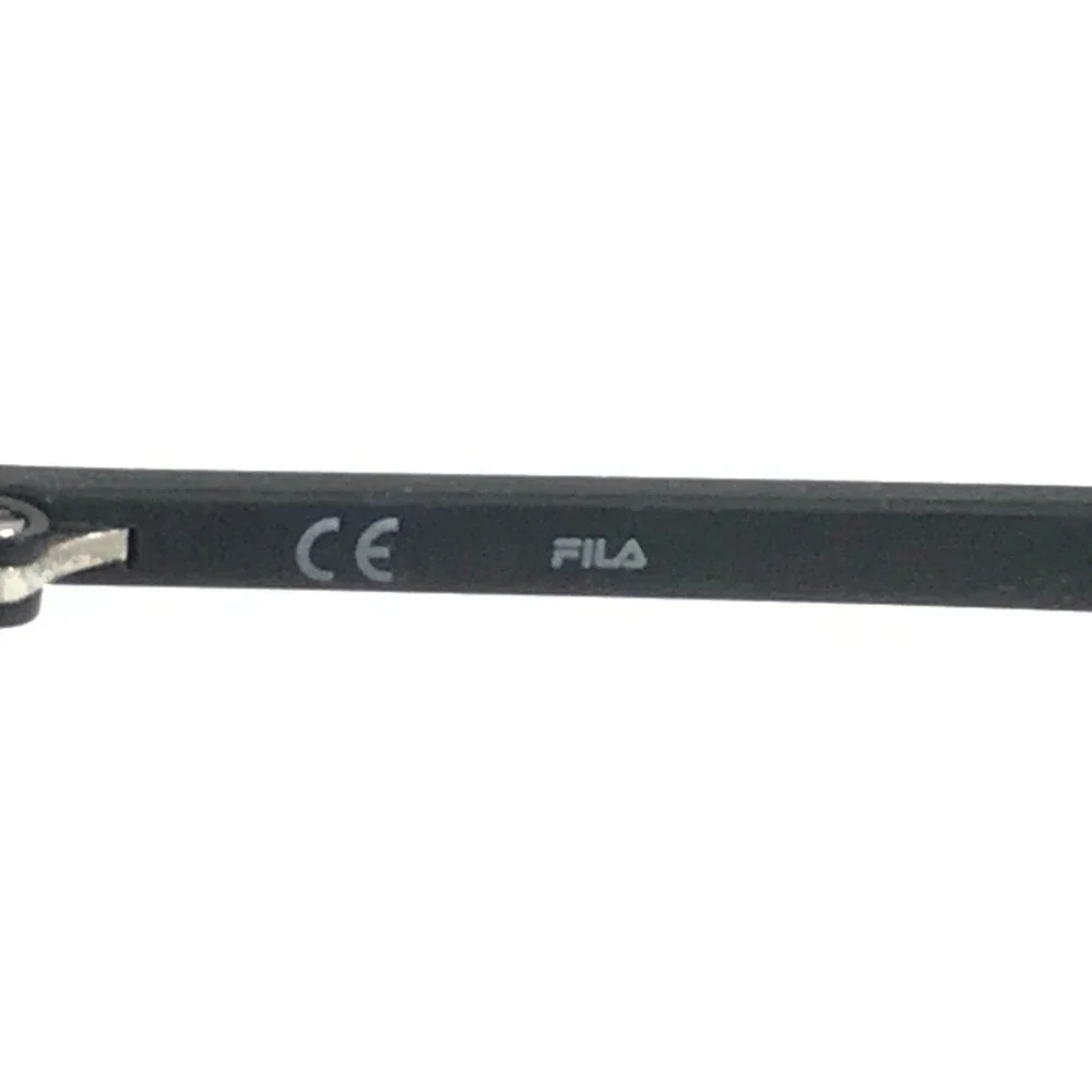 Fila Sunglasses SFI299 COL.0703 Matte Black Square Frames with Dark Gray Lenses